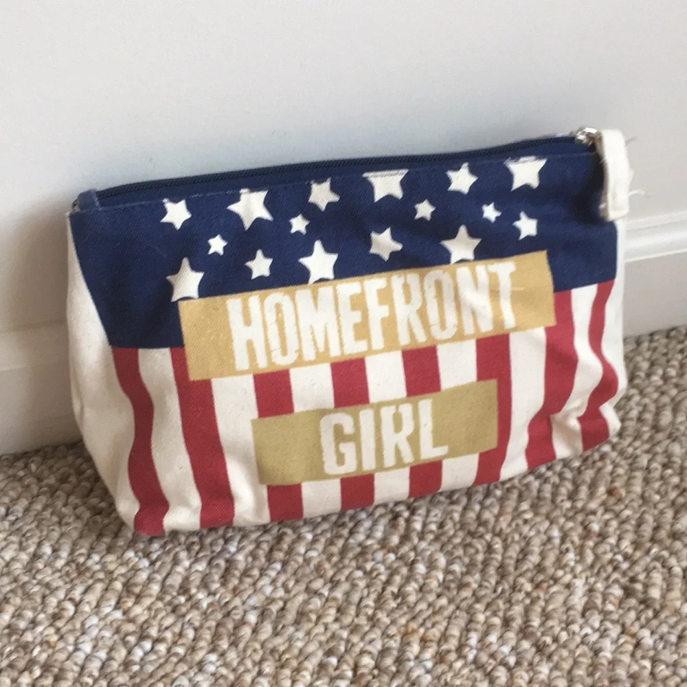 NWT! Homefront Girl Cosmetic Bag